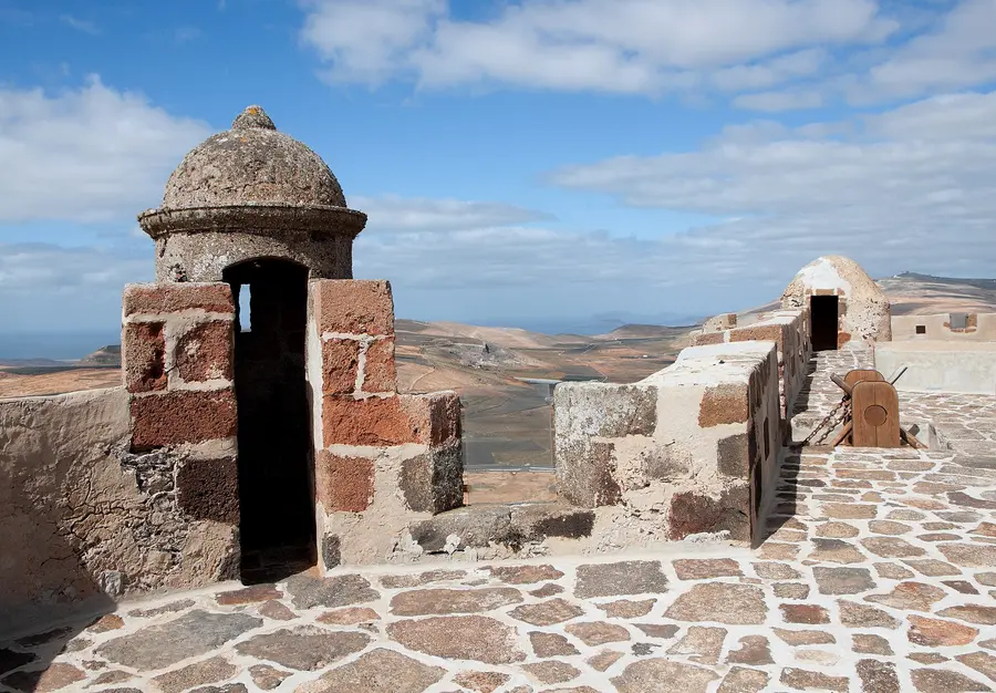 Castillo de Santa Bárbara y San Hermenegildo, Teguise, Lanzarote, Canary Islands, Spain.