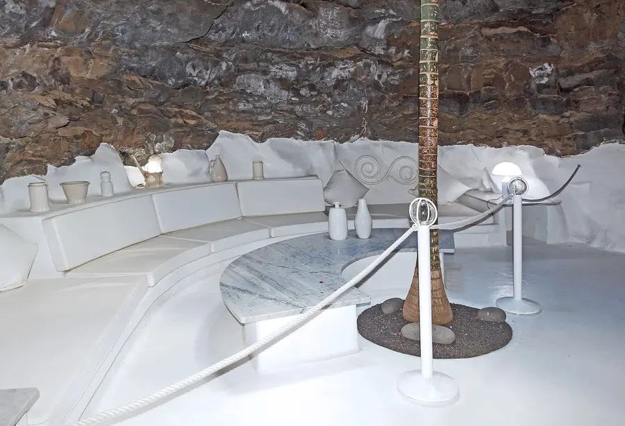 The "White Bubble", Fundación César Manrique, Tahiche, Lanzarote, Canary Islands, Spain.